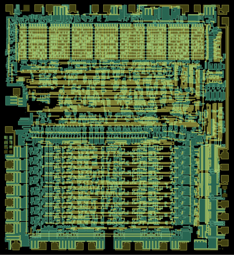 Схема процессора 6502